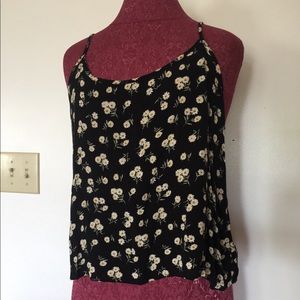 Forever21 floral tank top large
